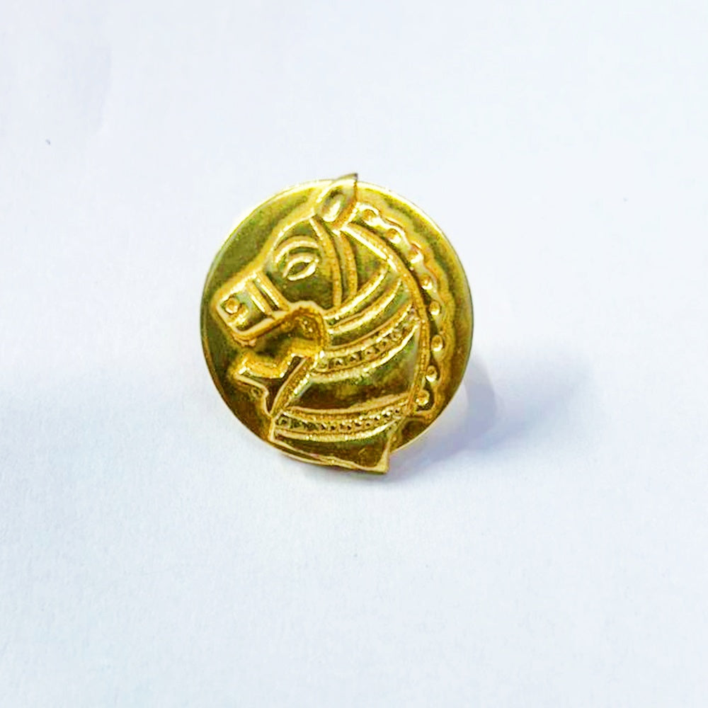 NIKAL FREE GOLD PLATED WILDLIFE CUFF RING WHOLESALE 10 PC WRG0017