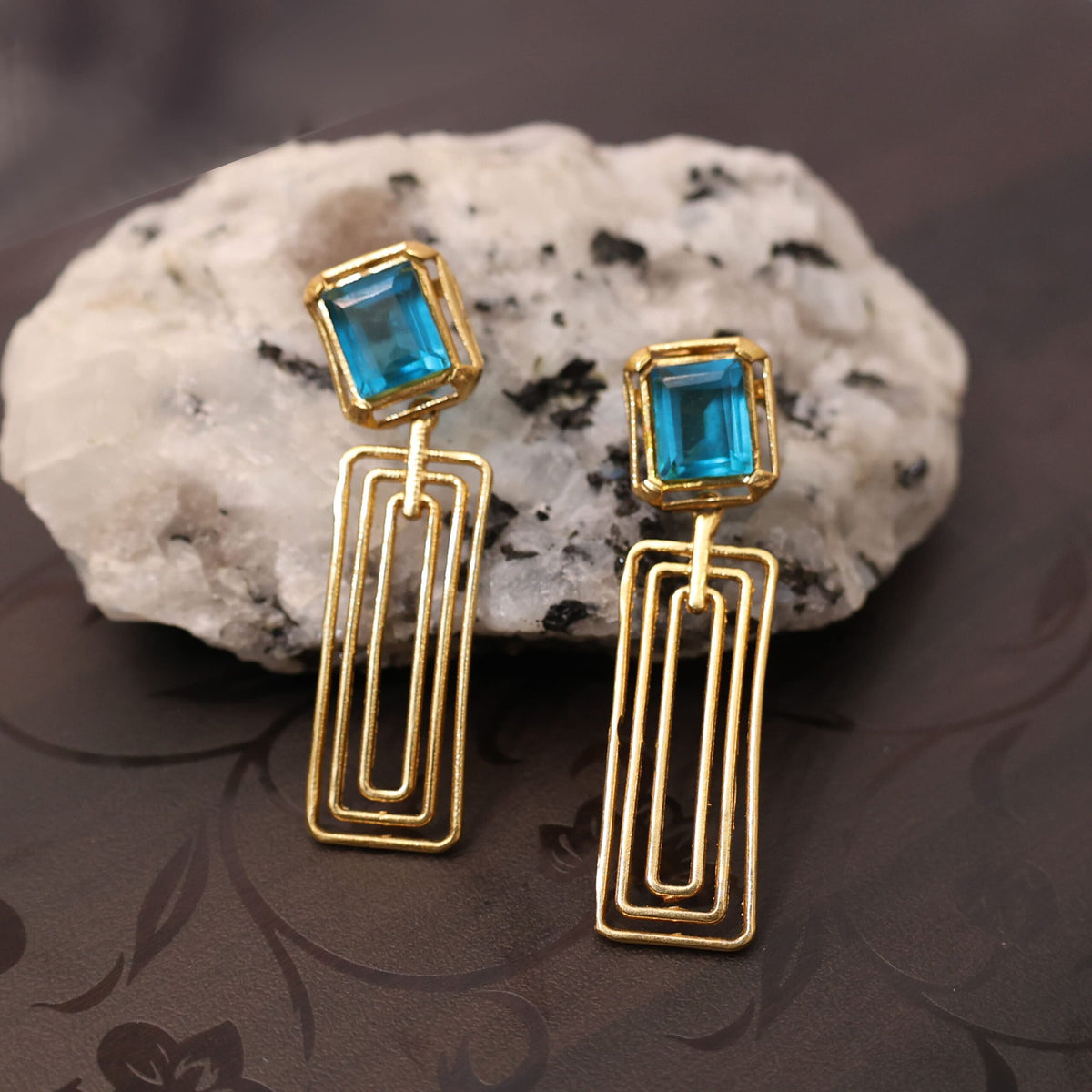 GIOMETRIC DROP DESIGNER EARRING JWL-ERR-014 image 2