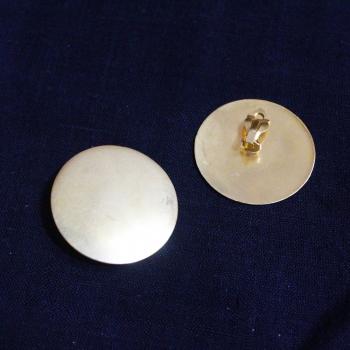 Gold plated earrings