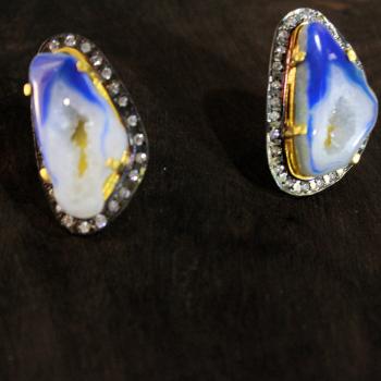 AGATE EARRING 