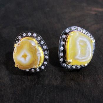 AGATE EARRING 