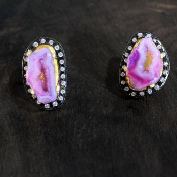 AGATE EARRING 